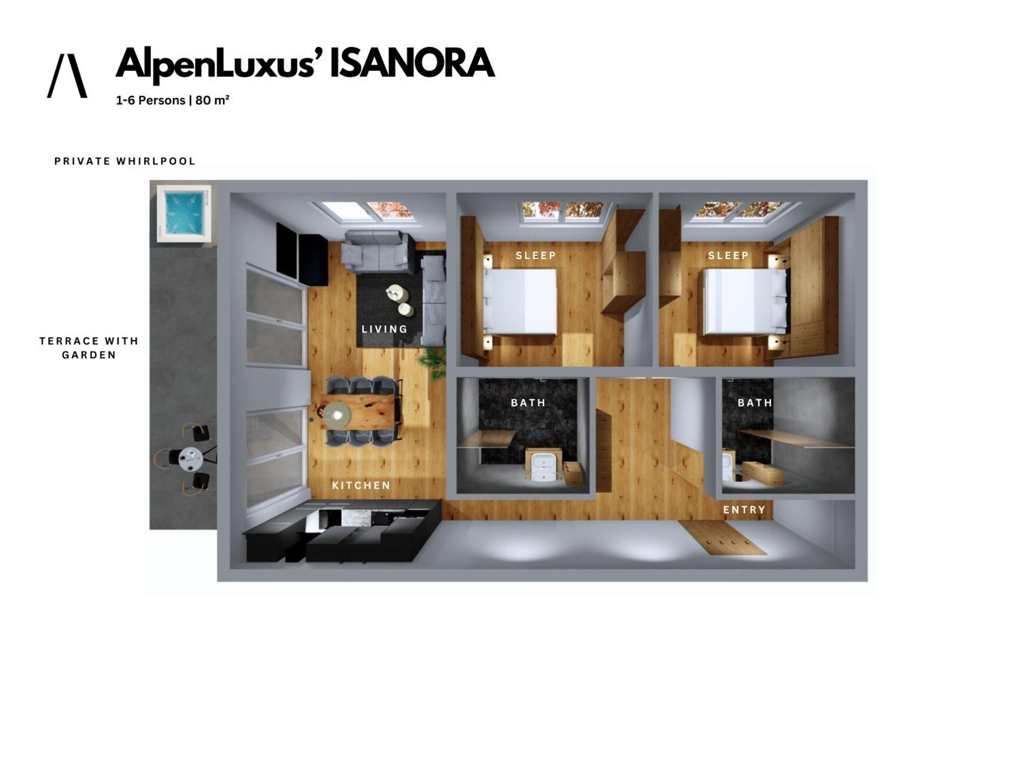 Isanora - Garden & Private Whirlpool By Alpenluxus Appartements Fuegen Luaran gambar